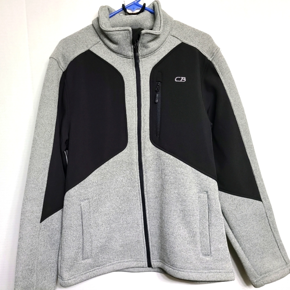 CB Sports Men's Winter Jacket- Size Medium * Grey & Black